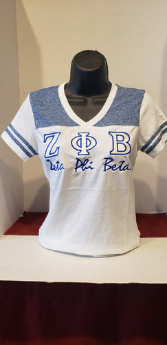 ZETA PHI BETA JERSEY STYLE TEE(Bold)