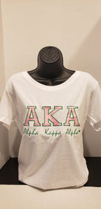 AKA(BOLD) TEE (White)