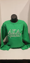 ALPHA KAPPA ALPHA CREWNECK SWEATSHIRT Green(Tail Design)