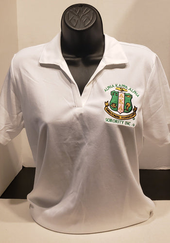 AKA Shield POLO(White)