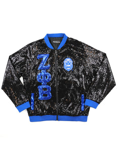 Zeta Phi Beta Sequin Jacket