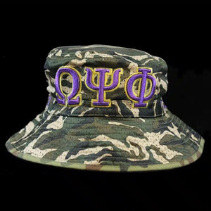 Omega Psi Phi Camo Floppy Cap