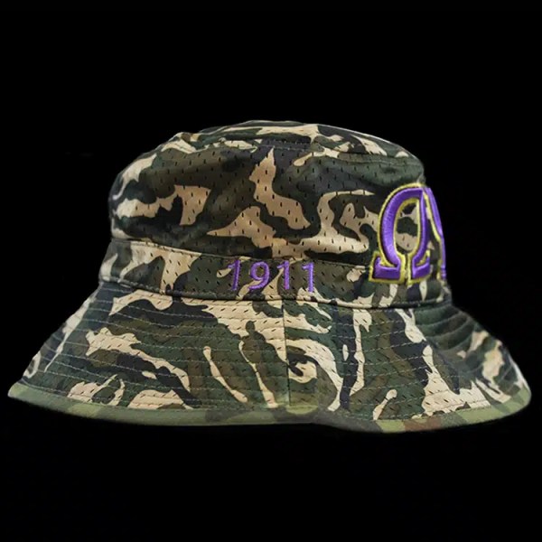 Omega Psi Phi Camo Floppy Cap