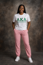 AKA BOLD Tee 2(Wht/Grn)