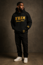 B'Ham "State Of Mind" Hoodie(Black)Unisex
