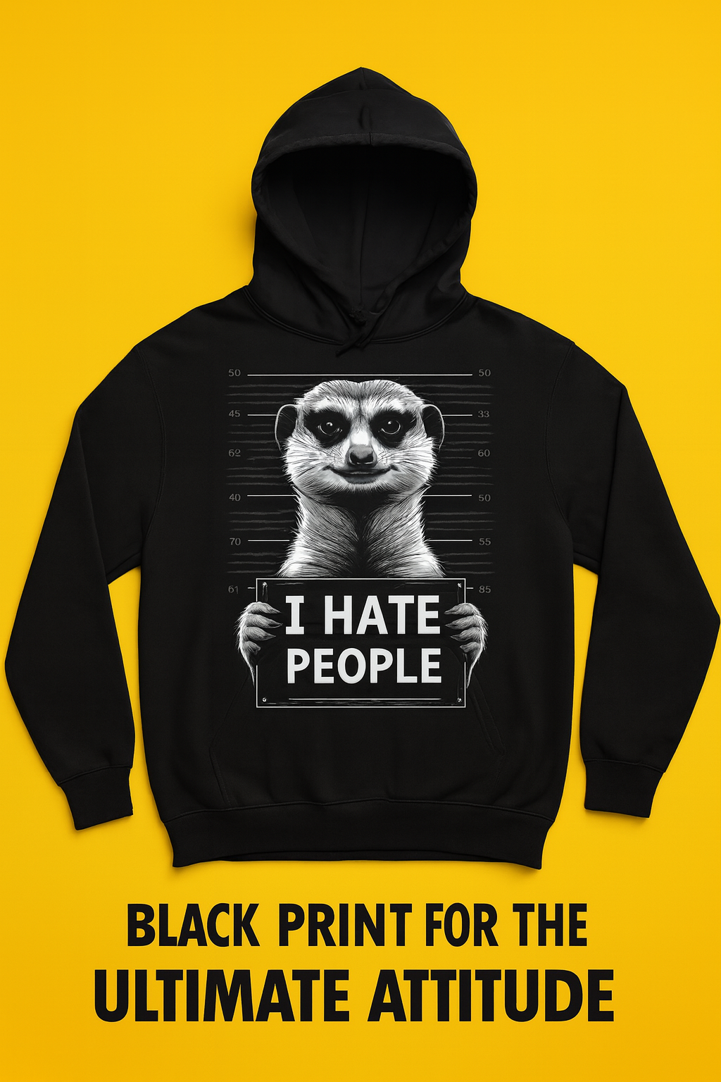 Introvert Black Hoodie(Limited Edition-Unisex)