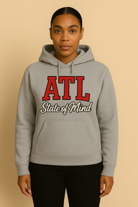ATL"State Of Mind" Hoodie(Grey)Unisex