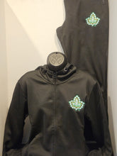 AKA Black Sweatsuit Zipup(Ivy)