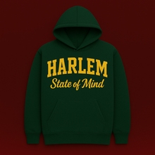 HARLEM "State Of Mind" Hoodie(Green)Unisex