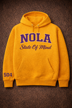 NOLA "State Of Mind" Hoodie(Black/Purple)Unisex