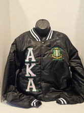 Alpha Kappa Alpha Bomber Jacket(Blk/Pink)Unisex