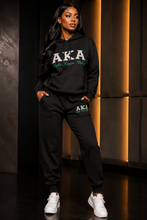 AKA Sweatsuit - Bold (Black)Drawstring Hoodie