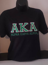 AKA BOLD Tee 2(Blk/Grn)