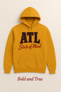 ATL"State Of Mind" Hoodie(Black)Unisex