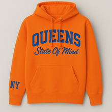 Queens "State Of Mind" Hoodie(Orange/Blue/White)Unisex