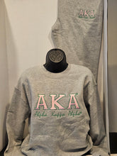 AKA Grey Crewneck(Tail design-Side zipper)