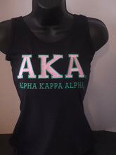 AKA Racer Back Tank - Bold 2 (Black/Pink)