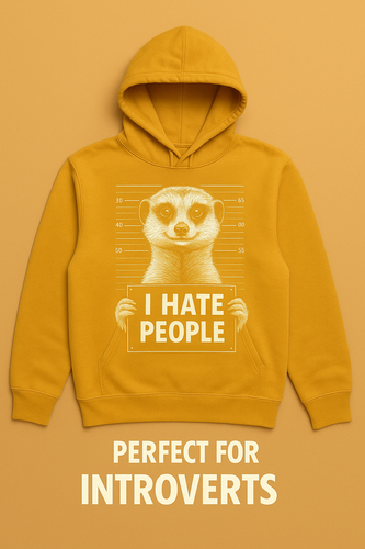 Introvert Gold Hoodie(Limited Edition-Unisex)