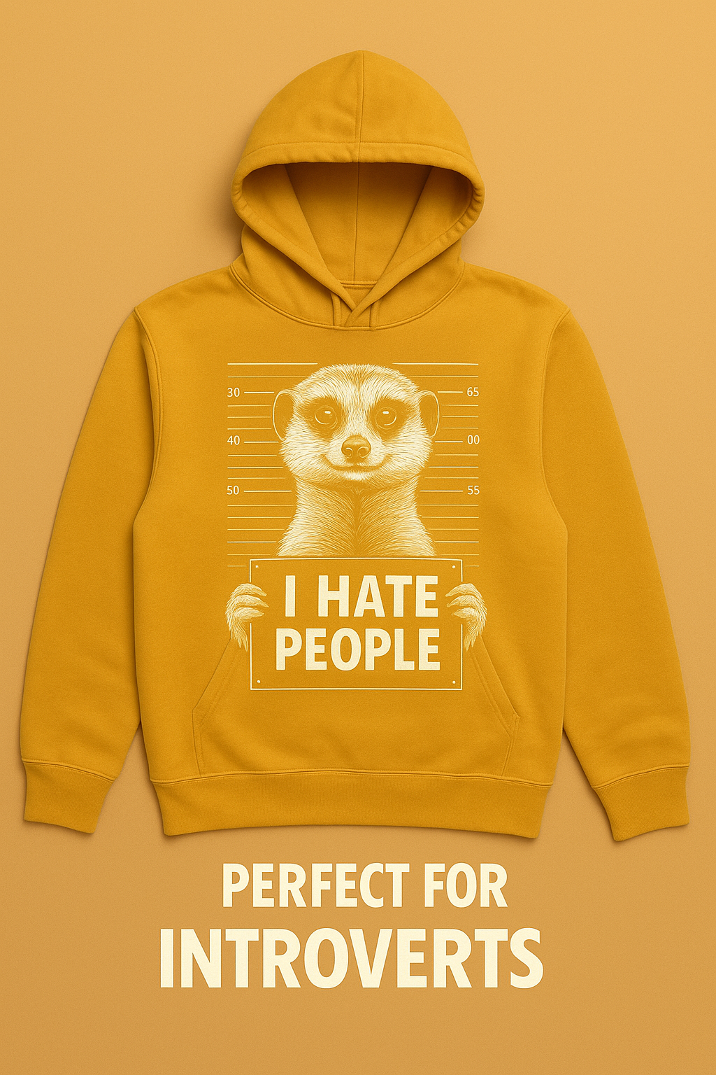 Introvert Gold Hoodie(Limited Edition-Unisex)