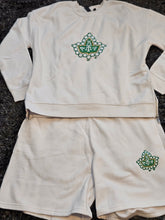 AKA Black Crewneck Short-Set(IVY design-Side zipper)