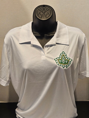 AKA IVY POLO(White)Dri Fit