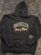 BROOKLYN "State Of Mind" Hoodie(Black/Blue/Gold)Unisex