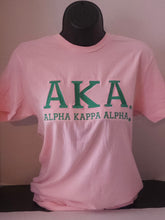 AKA BOLD Tee 2(Pink/Grn)