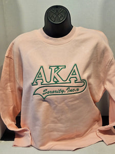 AKA Grey Crewneck(Tail design-Side zipper)