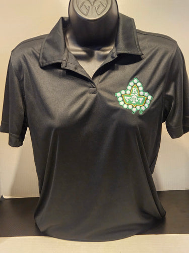 AKA IVY POLO(Black)Dri Fit
