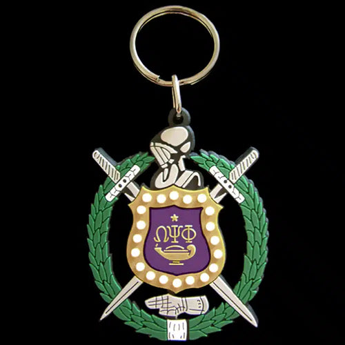 Omega Psi Phi Keychain