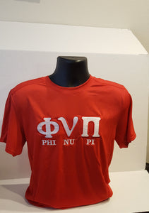 Kappa Alpha Psi(Phi Nu Pi) RED TEE