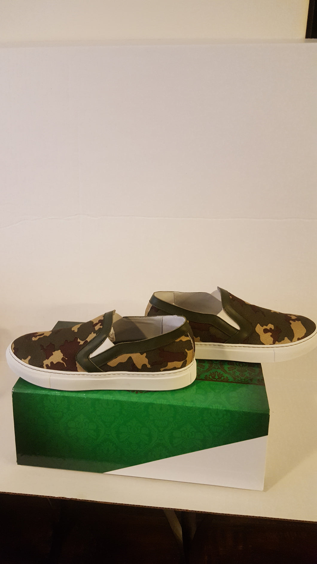 ITALIAN LEATHER CAMO COLLECTION SNEAKERS