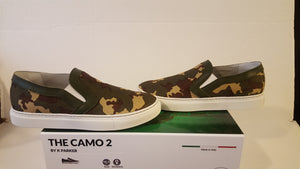 ITALIAN LEATHER CAMO COLLECTION SNEAKERS