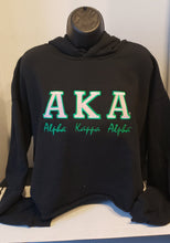 ALPHA KAPPA ALPHA Grey (BOLD CROPPED) Grey Sport Hoodie