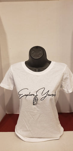 f Explore Yourself White n Black(Classic)Tee