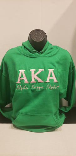 ALPHA KAPPA ALPHA Green(BOLD) Hoodie