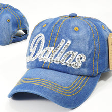 Dallas Bling Denim Caps